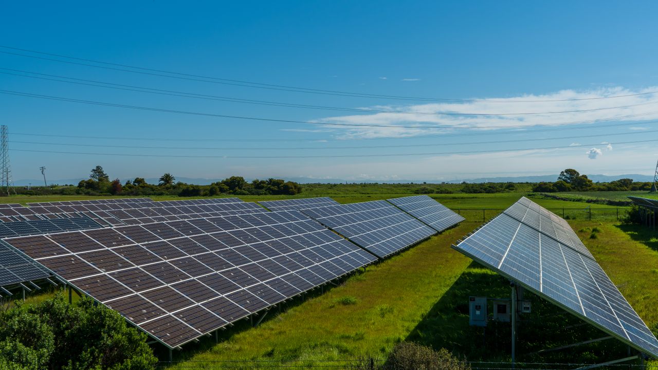 Solar energy panels.